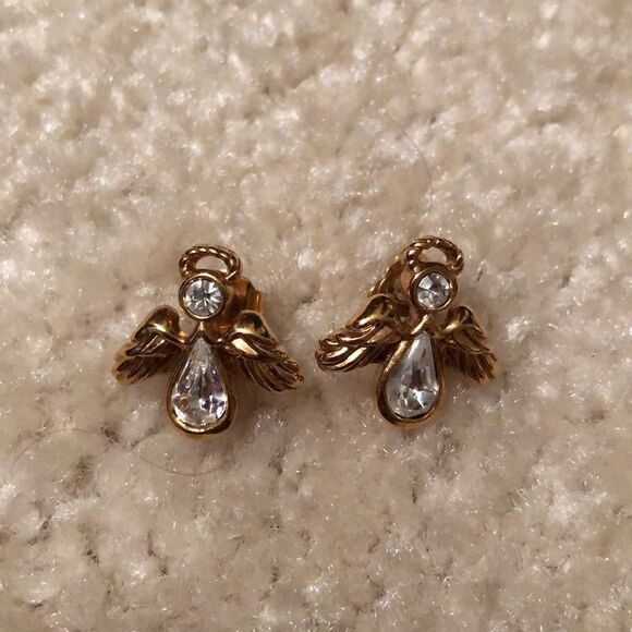 Avon Angel earrings - Picture 1 of 3